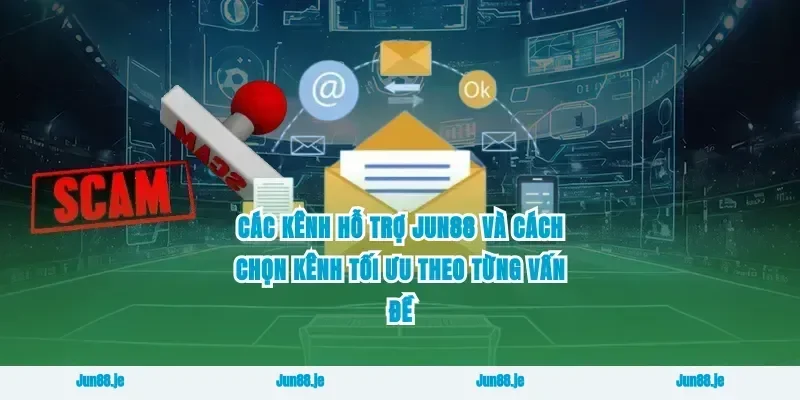 Các kênh hỗ trợ Jun88 và cách chọn kênh tối ưu theo từng vấn đề