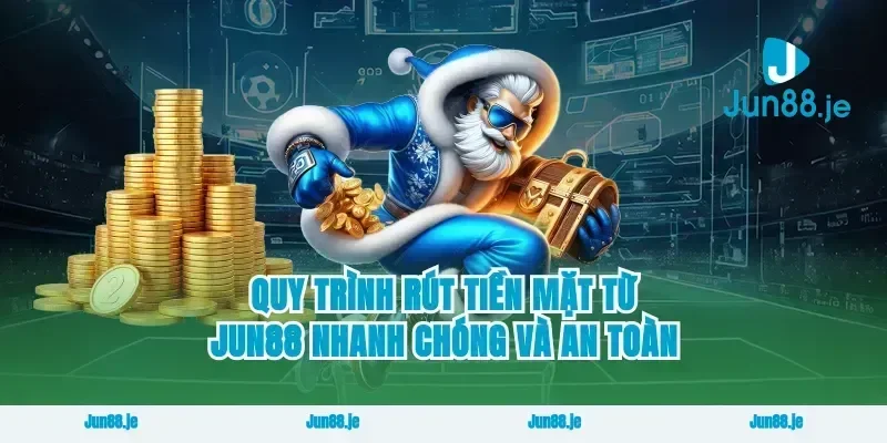 Quy trình rút tiền mặt từ Jun88 nhanh chóng và an toàn