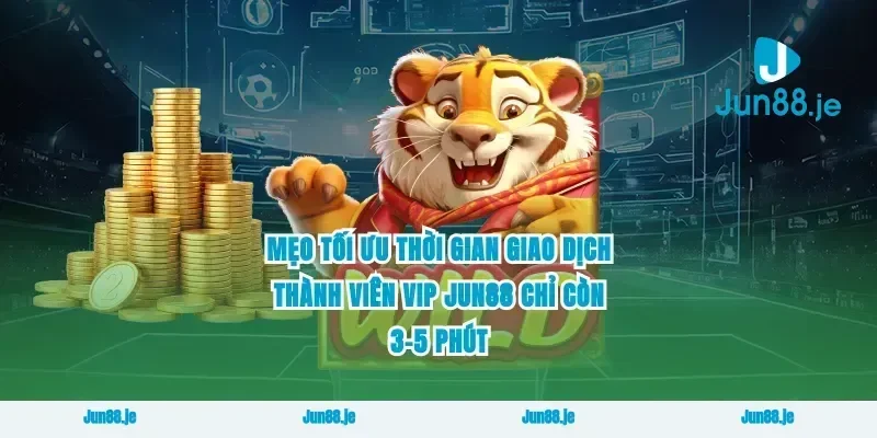 Mẹo tối ưu thời gian giao dịch thành viên vip Jun88 chỉ còn 3-5 phút