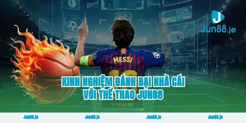 Kinh nghiệm đánh bại nhà cái với thể thao Jun88